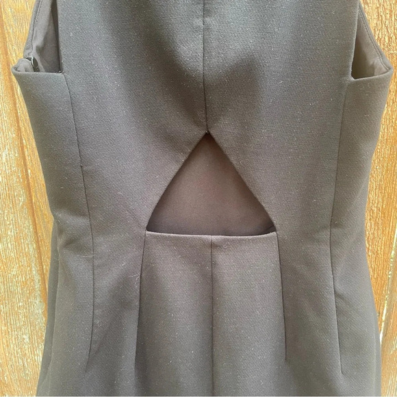 BANANA REPUBLIC Women’s Black Pencil‎ Sheath Dress Sleeveless Cut Out Size 8 - Picture 7 of 10
